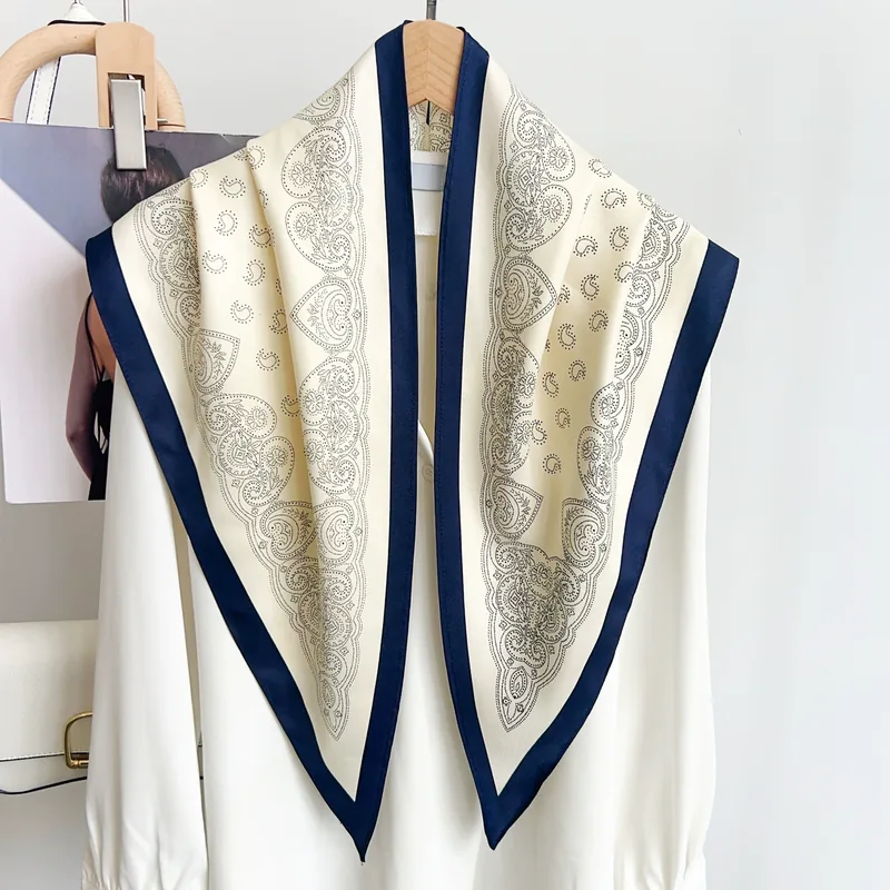 Polyester Paisley Long Scarf