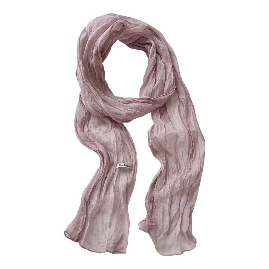 Pleated Shawl with Polka Dot view 5