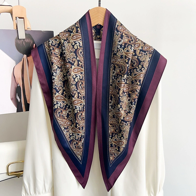 Polyester Paisley Triangle Scarf view 2