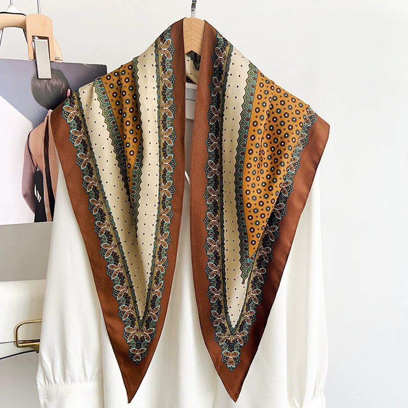 Polyester Retro Triangle Scarf