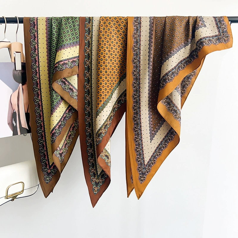 Polyester Retro Triangle Scarf view 4