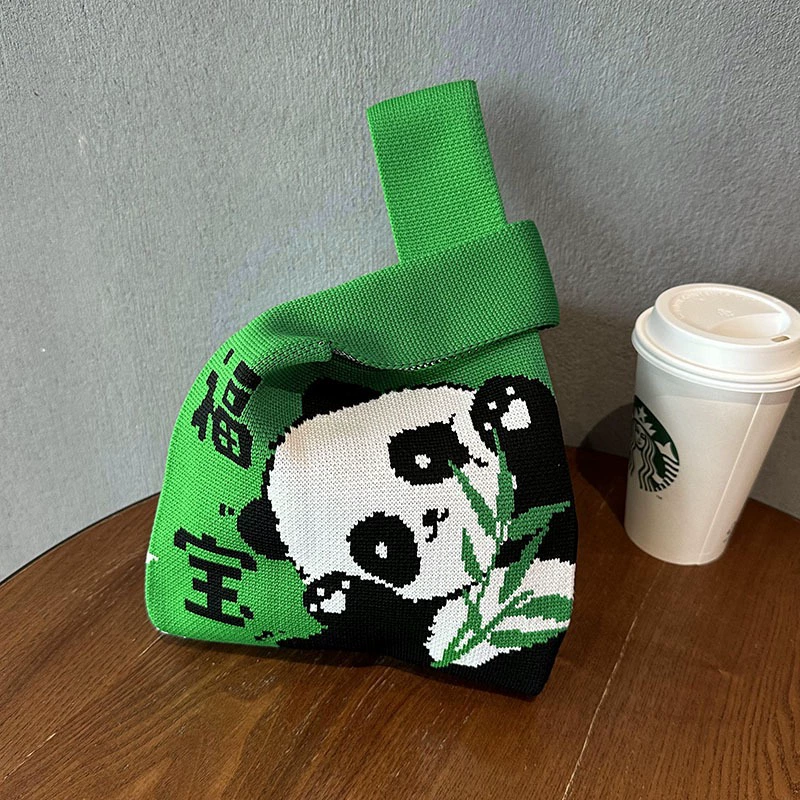 Knitted Gift Bag with Handle view 9