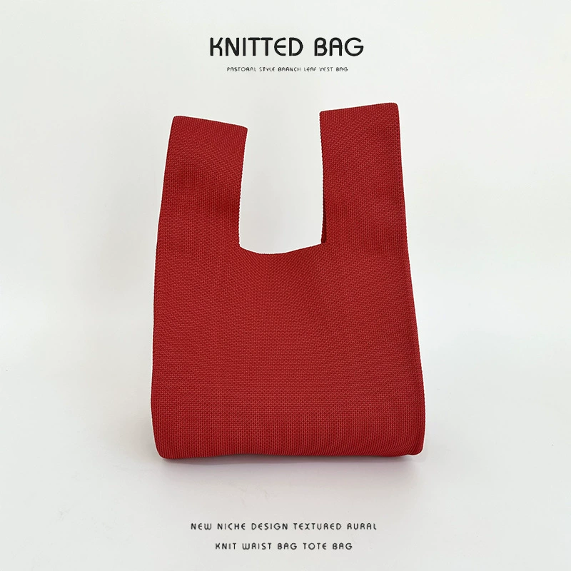 Knitted Gift Bag with Handle view 10