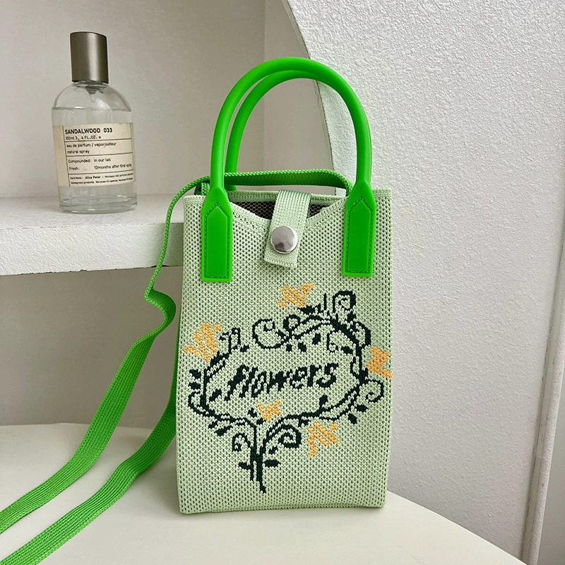 Cartoon Knitted Phone Bag view 8