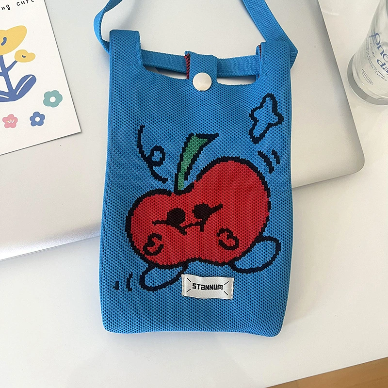 Cartoon Knitted Phone Bag view 12