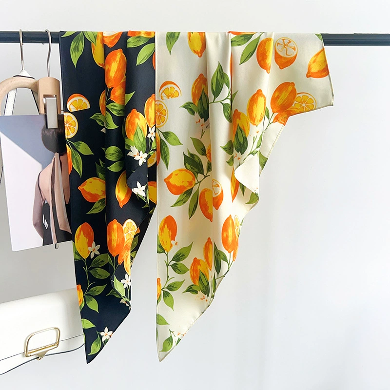 Polyester Lemon Triangle Scarf view 3