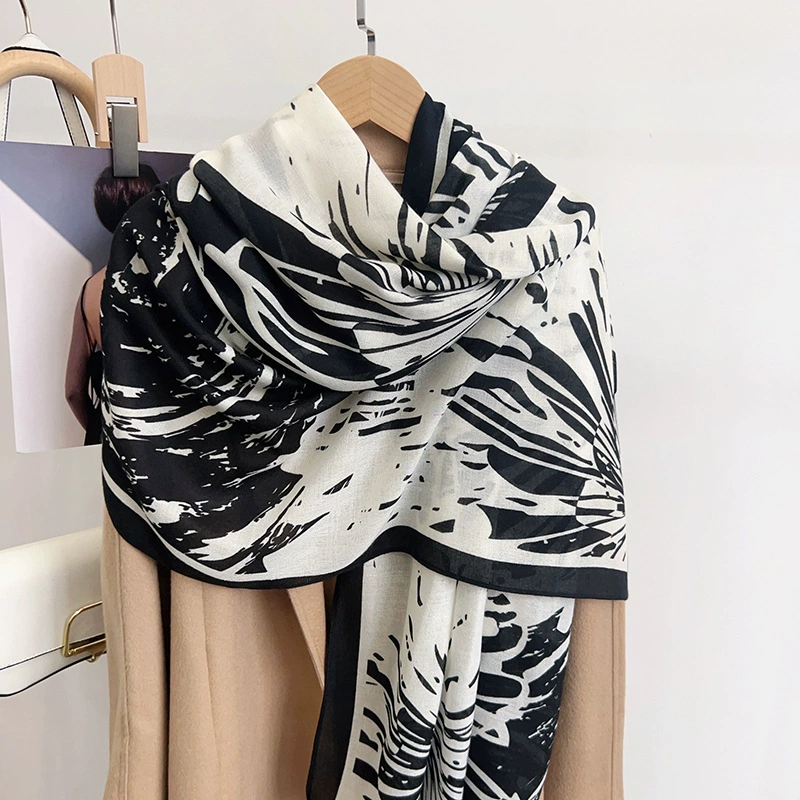 Polyester Print Shawl view 2