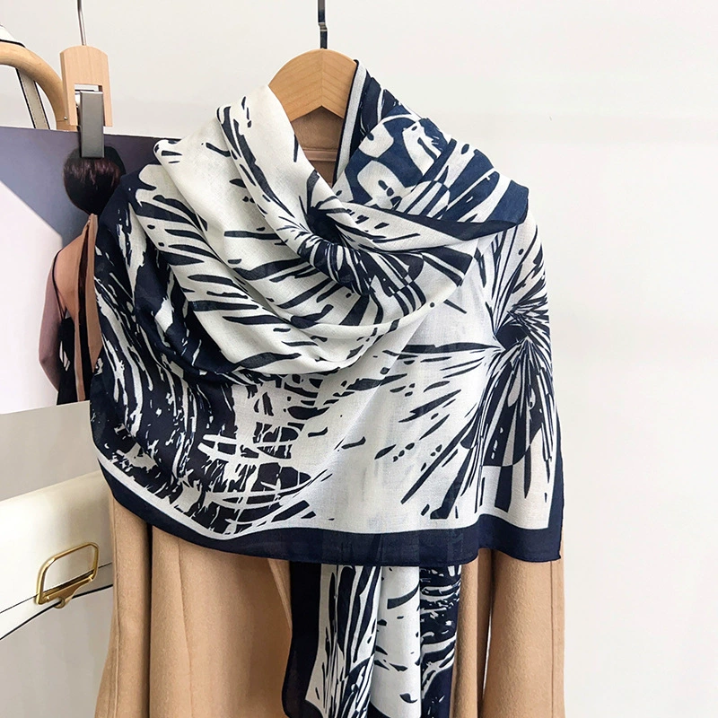 Polyester Print Shawl view 4