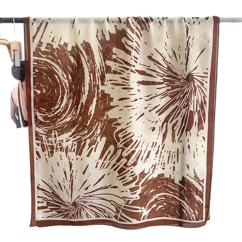 Polyester Print Shawl view 5