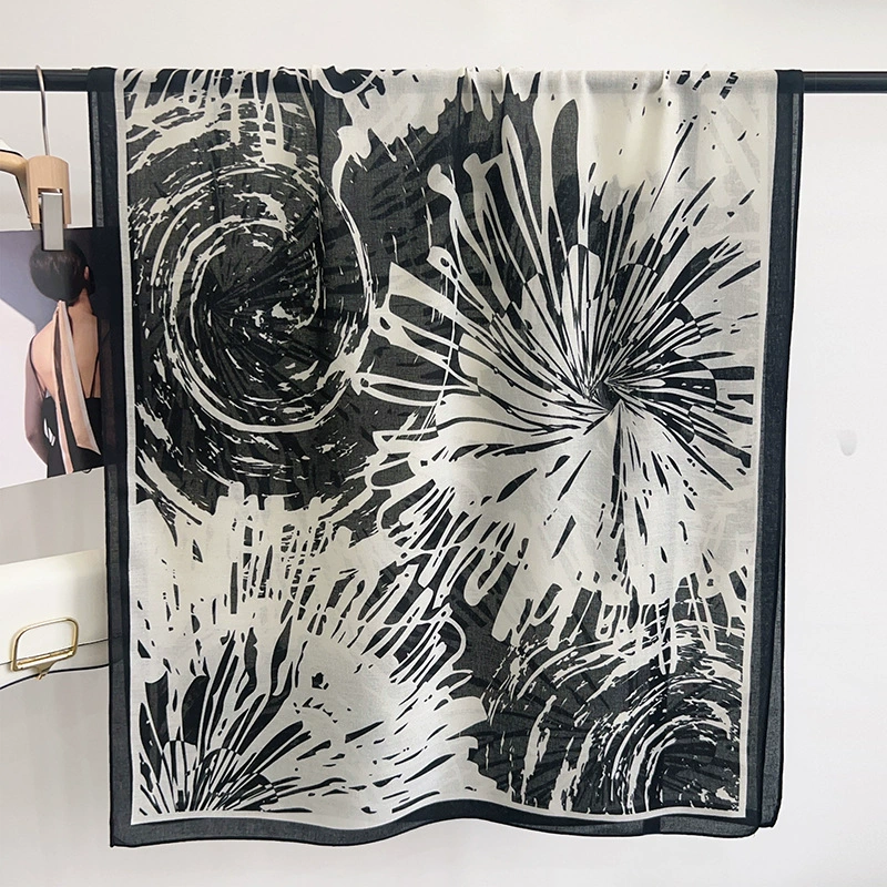 Polyester Print Shawl view 7