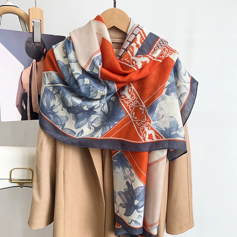 Polyester Print Shawl view 4
