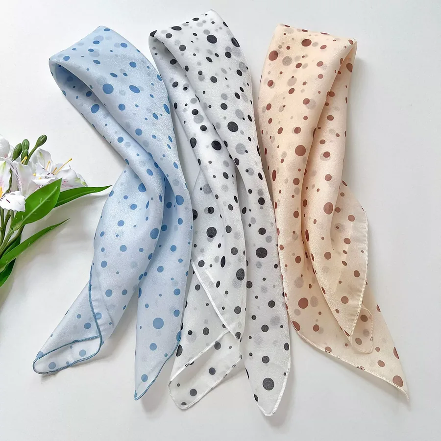 Polka Dot Square Scarf view 2