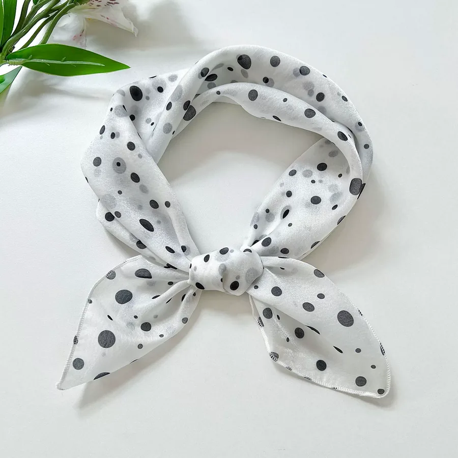 Polka Dot Square Scarf view 6