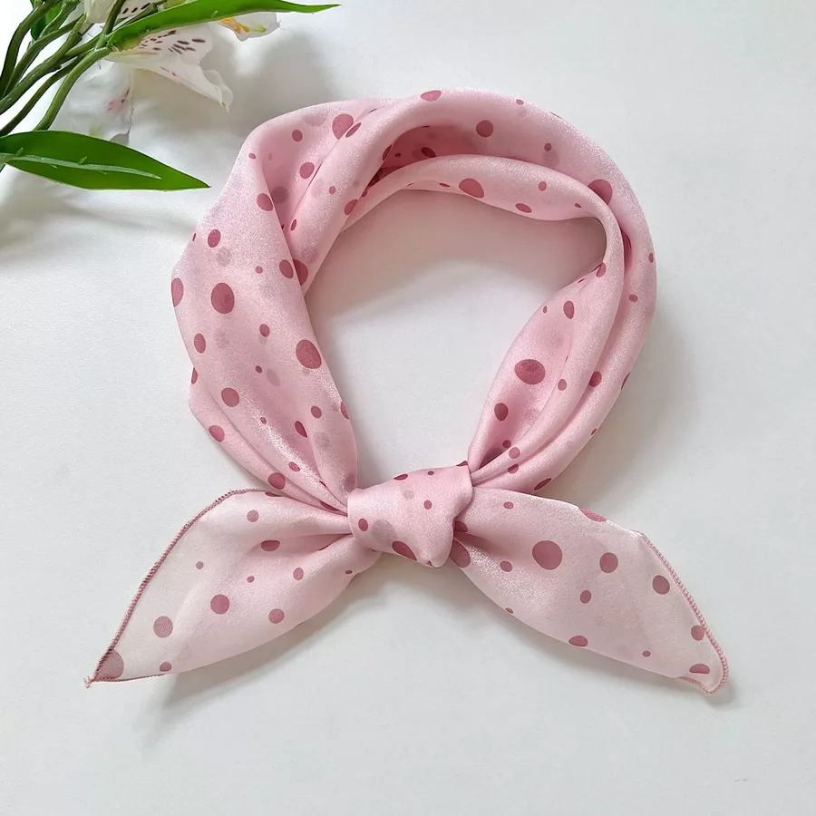 Polka Dot Square Scarf view 7