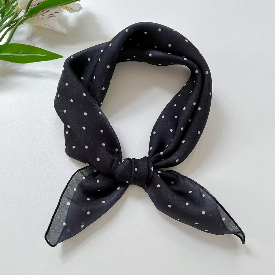 Polka Dot Square Scarf view 8