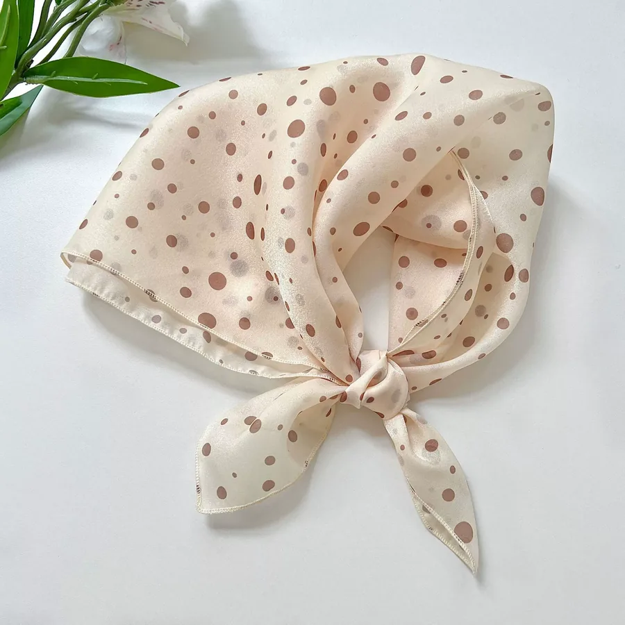 Polka Dot Square Scarf view 11