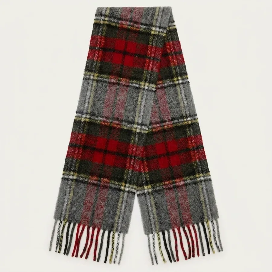 Vintage Plaid Scarf view 6