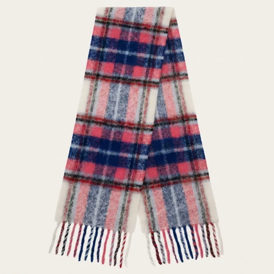 Vintage Plaid Scarf view 7