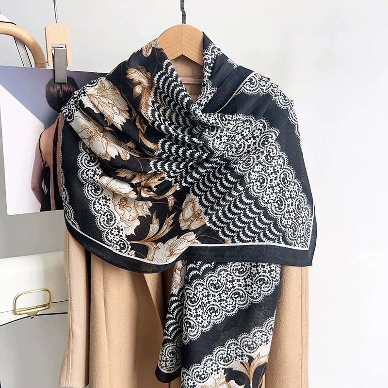 Polyester Print Shawl view 4