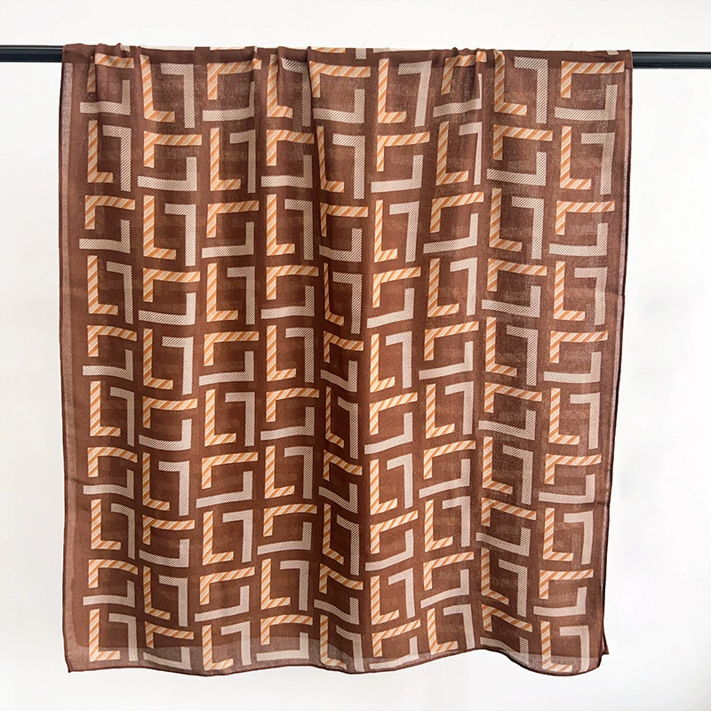 Polyester Letter Print Shawl view 8
