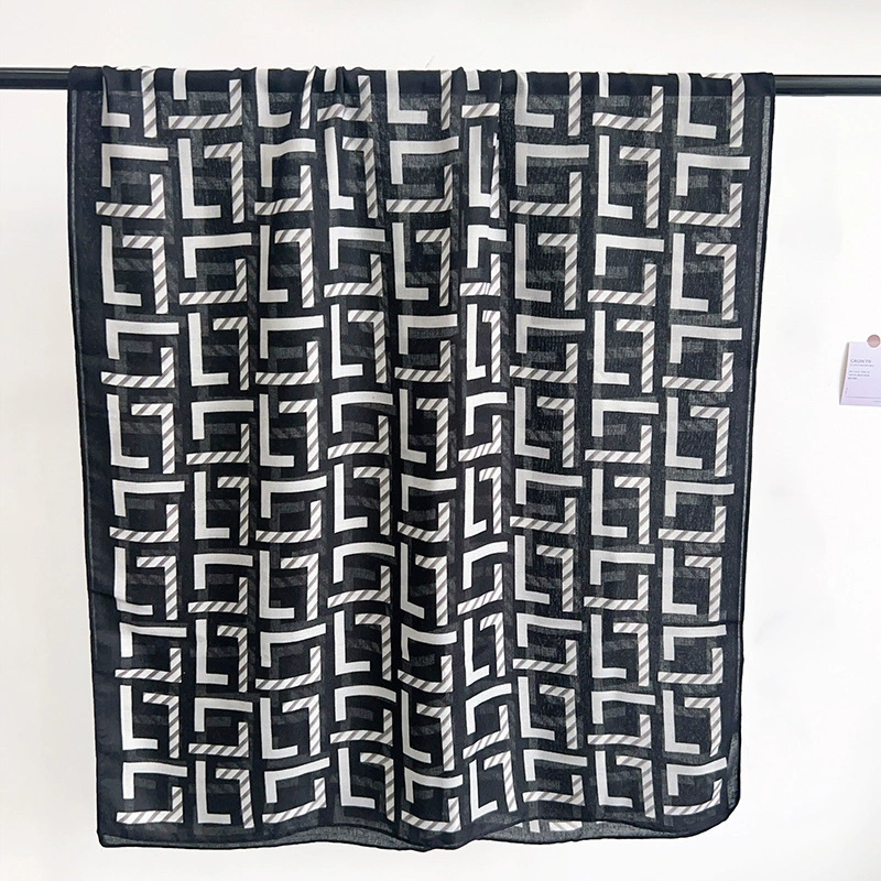 Polyester Letter Print Shawl view 9
