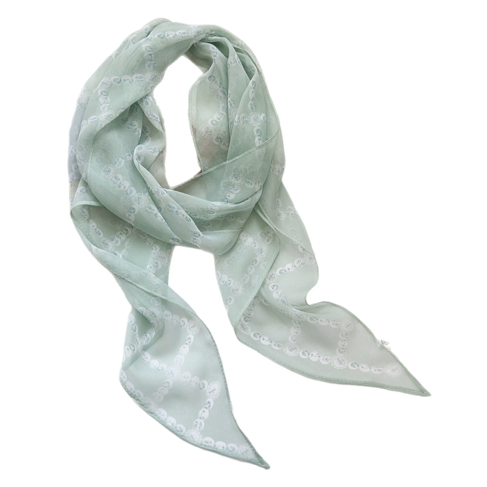 Foulard long en mousseline view 5