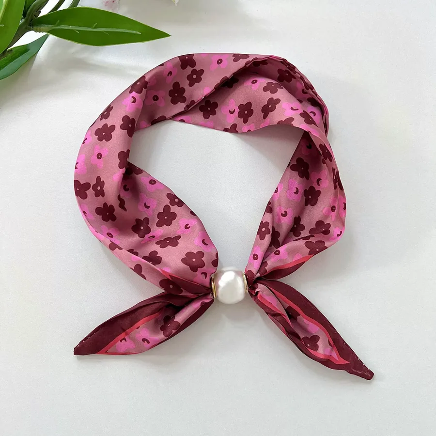 Magnetic Closure Scarf with Bow view 8