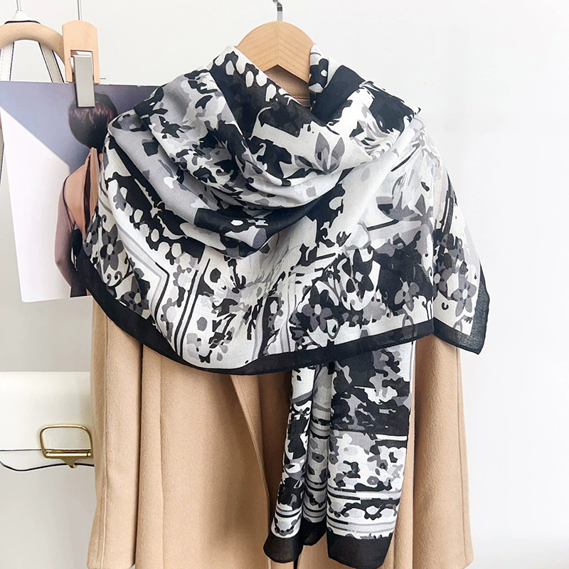 Polyester Ink Print Shawl view 2