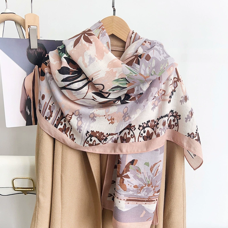 Polyester Ink Print Shawl view 3