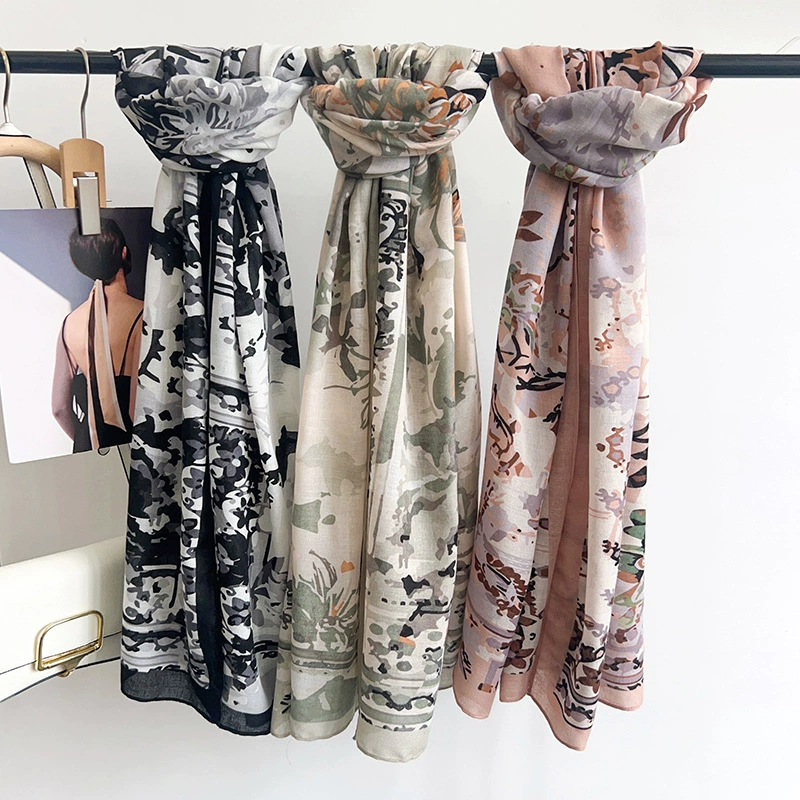 Polyester Ink Print Shawl view 4