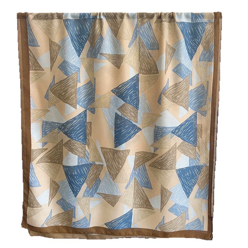 Polyester Geometric Print Shawl view 5
