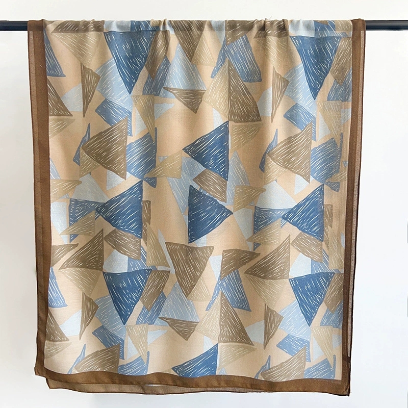 Polyester Geometric Print Shawl view 6
