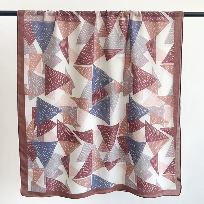 Polyester Geometric Print Shawl view 8