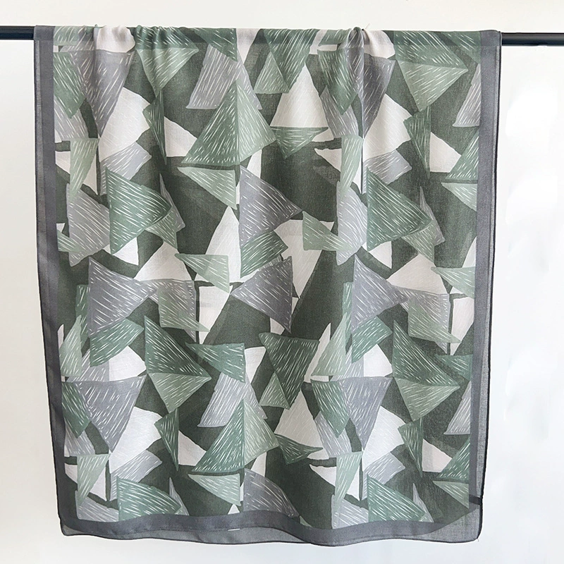 Polyester Geometric Print Shawl view 10