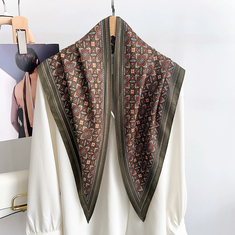 Silk Triangle Scarf Shawl