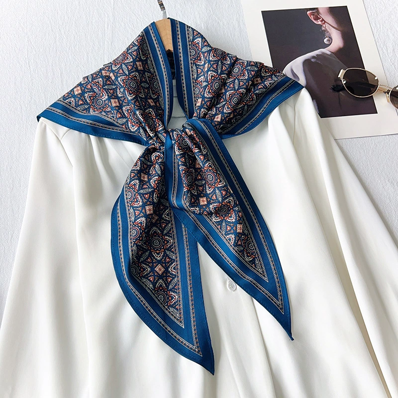 Silk Triangle Scarf Shawl view 4