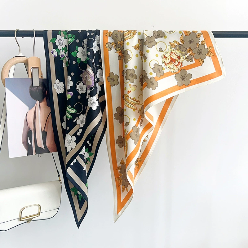 Faux Silk Triangle Scarf view 3
