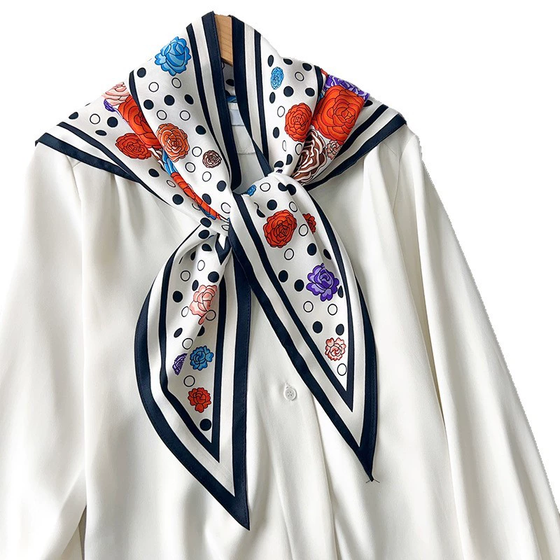 Printed Triangle Scarf view 5