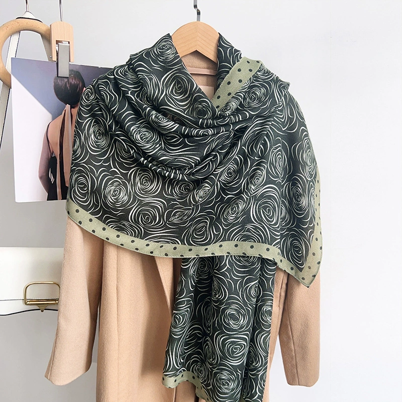 Foulard d'été en coton et lin view 2