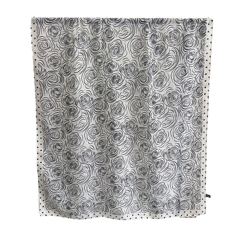 Foulard d'été en coton et lin view 5