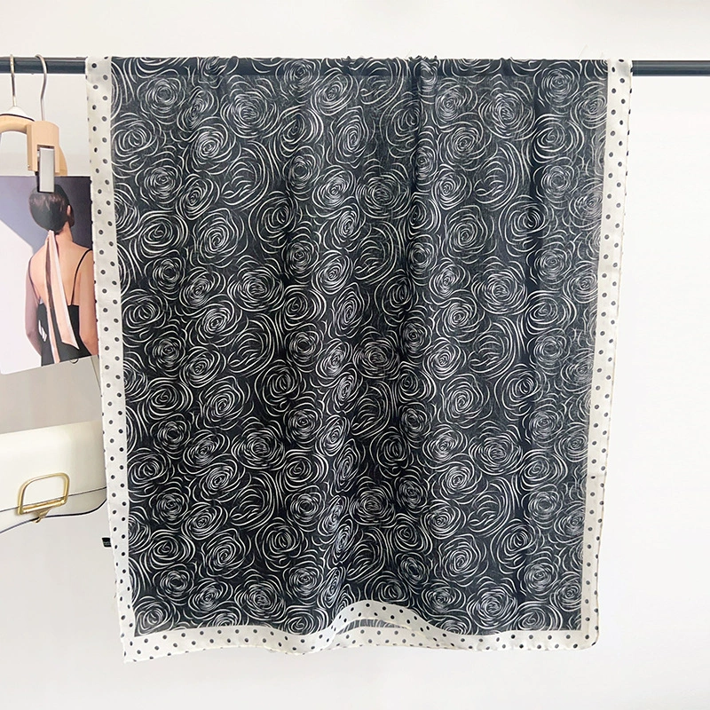 Foulard d'été en coton et lin view 9