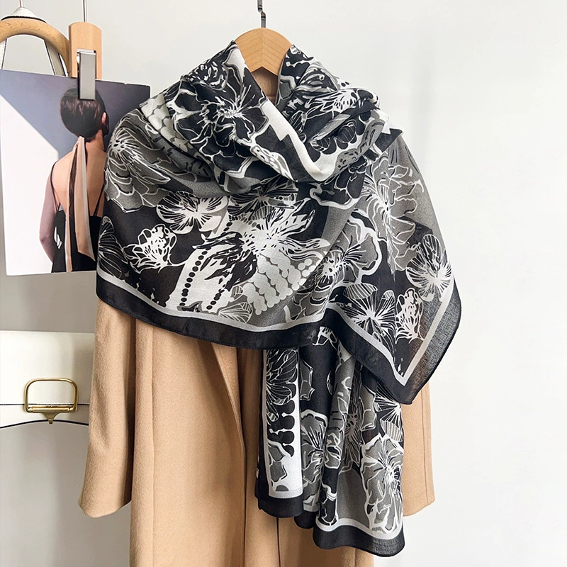 Cotton Linen Summer Scarf
