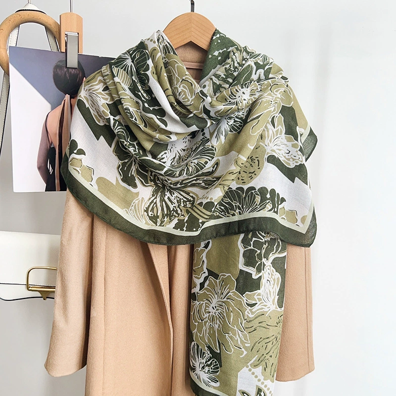 Cotton Linen Summer Scarf view 2