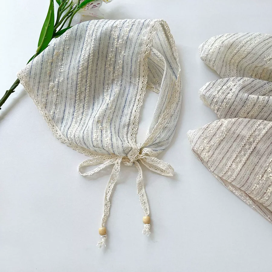 Lace Head Scarf with Triangle Shape view 2