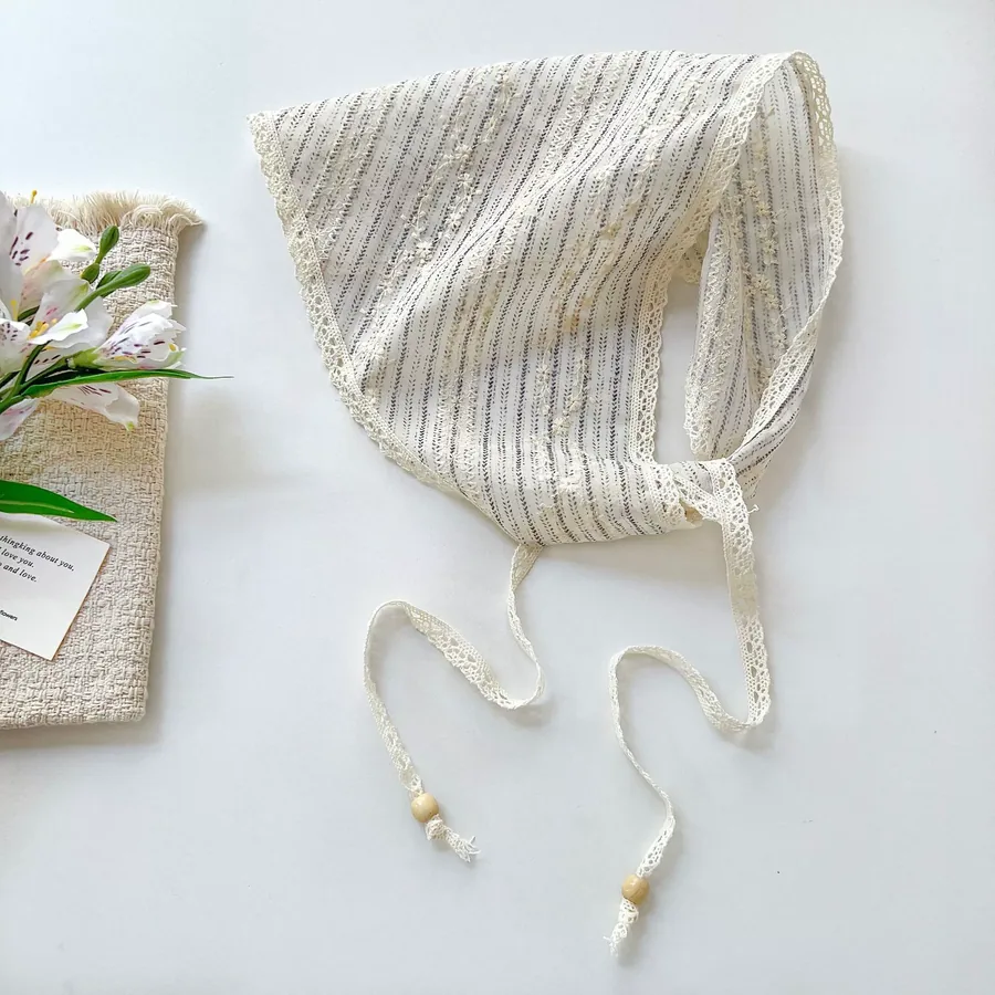 Lace Head Scarf with Triangle Shape view 6