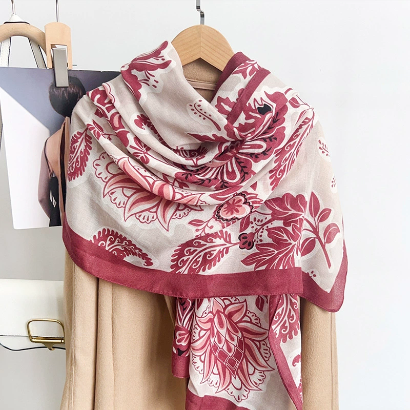 Cotton Linen Summer Scarf