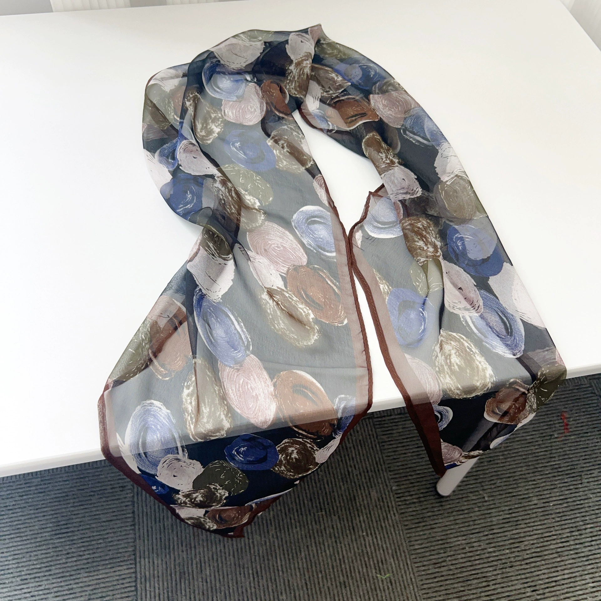 Chiffon Long Scarf view 2