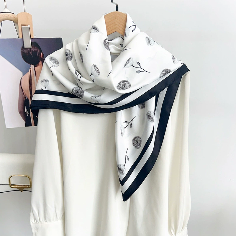Faux Silk Square Scarf view 4