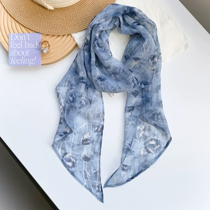 Chiffon Long Scarf