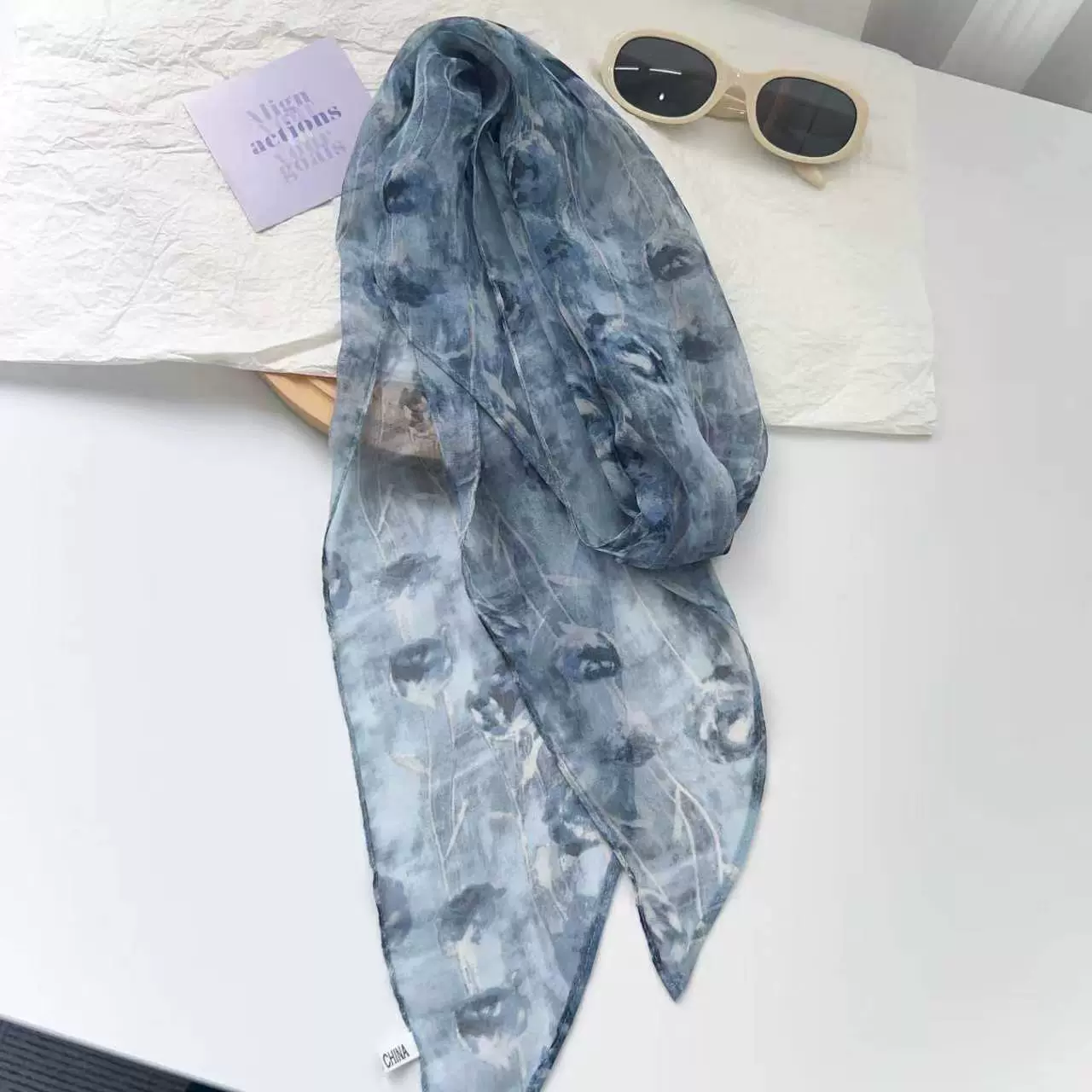 Chiffon Long Scarf view 3